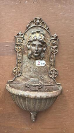 CAST IRON WALL HANGING BOWL