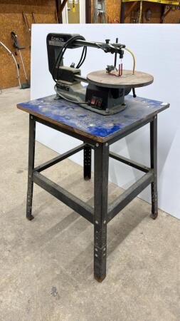 DELTA 2 SPEED 16IN SCROLL SAW ON STAND