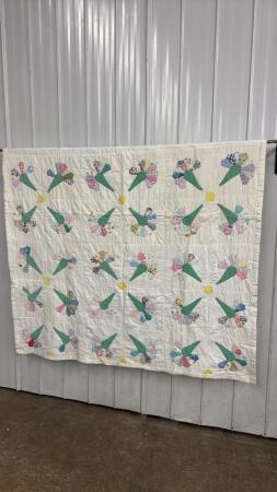 MULTI COLOURED QUILT