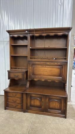 BELFORT (2) PIECE OAK WALL UNIT