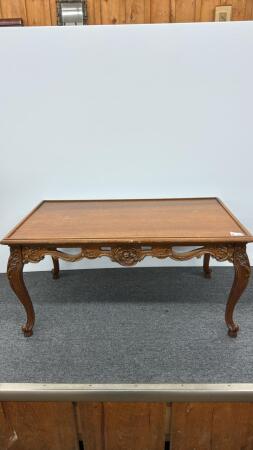 ORNATE CARVED COFFEE TABLE