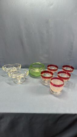 GLASSWARE LOT