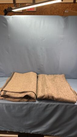 (2) WOOL BLANKETS