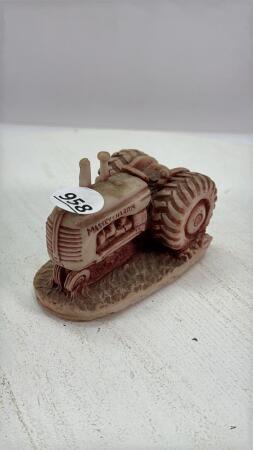 GEORGIA MARBLE MASSEY HARRIS TRACTOR SCULPTURE