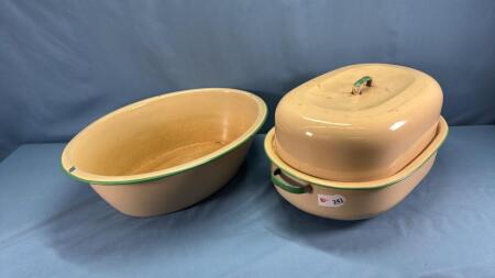 GRANITE DISH PAN & ROASTING PAN