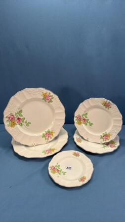PARTIAL SET OF SPECIAL PAULA WITH 22KT GOLD TRIM