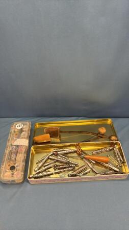 ASSORTED LOT IN TIN BOX