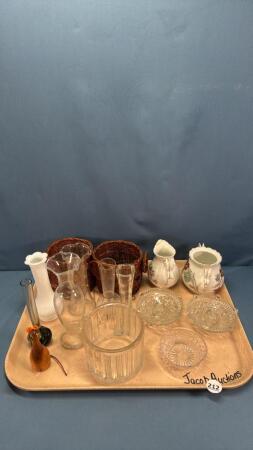 ASSORTMENT OF GLASS & CHINA