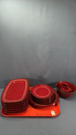 PARTIAL SET OF ROSMARIE DISHES