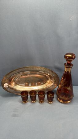DECANTER WITH WILD LIFE D&Eacute;COR