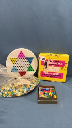 PLASTIC CHINESE CHECKER GAME