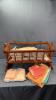 WOODEN DOLL CRADLE