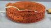 40IN LEATHER BELT W/TRUCK & SQUARE DANCING BUCKLES - 2