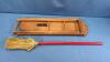 WOODEN IRONING BOARD & BROOM - 3