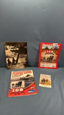(2) 2013 IPM SOUVENIR BOOKLETS & SUPER STORM 78'