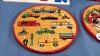 (3) 1950'S 7IN WOODEN PUZZLES & 9IN PLASTIC PUZZLE - 5