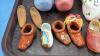 QUANTITY OF POTTERY & WOODEN SHOES - 2