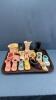 COLLECTION OF POTTERY SHOES, SLIPPERS & BOOTS