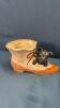 COLLECTION OF POTTERY SHOES, SLIPPERS & BOOTS - 7