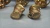 (6) ENGLISH MADE METAL PITCHERS - 4