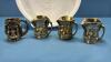 (6) ENGLISH MADE METAL PITCHERS - 5