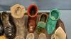 APPROX. 24 POTTERY GLASS & METAL SLIPPERS & BOOTS - 6