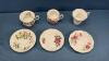 (7) ROYAL ALBERT CUPS & SAUCERS - 9
