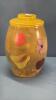 MOTTLED 9IN GLASS COOKIE JAR