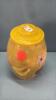 MOTTLED 9IN GLASS COOKIE JAR - 2