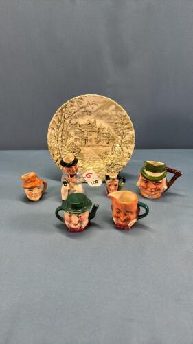 (6) MINIATURE ARTONE PITCHERS & MUGS