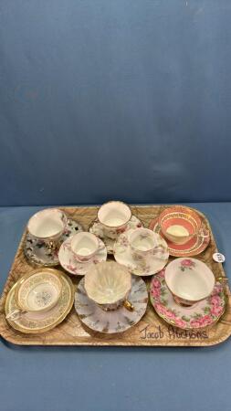 (8) CUPS & SAUCERS