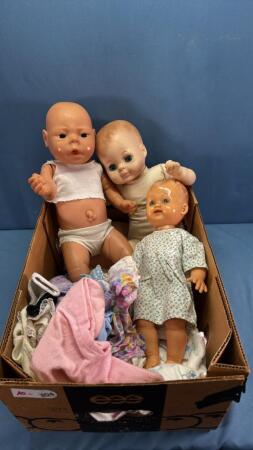 (3) OLDER DOLLS