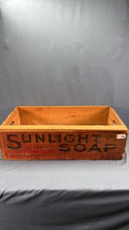 SUNLIGHT SOAP WOODEN BOX