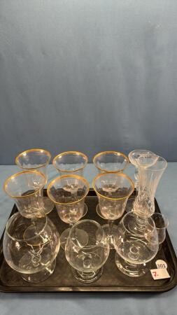 GLASSWARE LOT