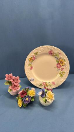 (3) CHINA BOUQUETS
