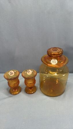 AMBER GLASS LOT