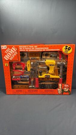 HOME DEPOT TOY BUILDER TOOL SET