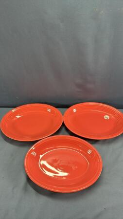 (3) 11IN OVAL FIESTA SERVING BOWLS