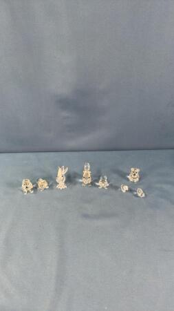 (6) SWAROVSKI SILVER CRYSTAL FIGURES