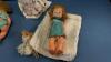 (4) RUBBER/PLASTIC DOLLS - 6