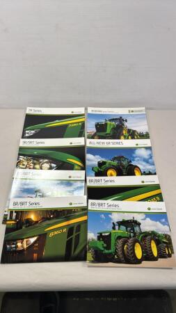 (8) JOHN DEERE TRACTOR SALES BROCHURES