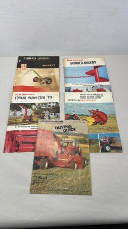 (5) OWNERS MANUALS & BROCHURES