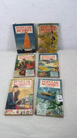 (6) POPULAR MECHANICS MAGAZINES