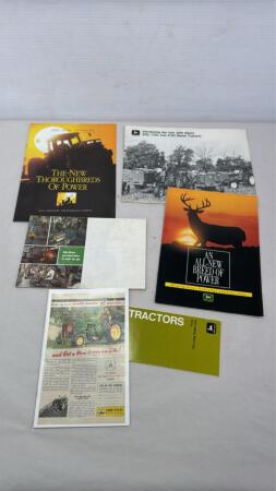 (6) JOHN DEERE BOOKS AND BROCHURES