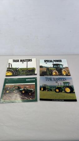 (4) JOHN DEERE TRACTOR SALES BROCHURES