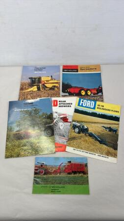 APPROX. 6 FORD & NEW HOLLAND INFORMATION BROCHURES