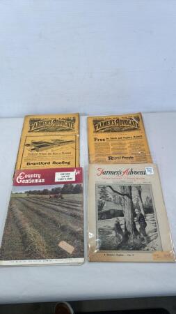 (3) FARMERS ADVOCATE MAGAZINES