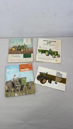 ASSORTMENT OF JOHN DEERE TRACTORS BROCHURES