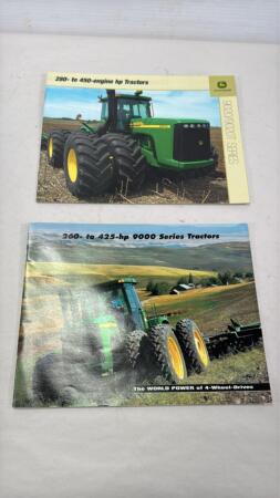 (2) JOHN DEERE TRACTOR SALES BROCHURES