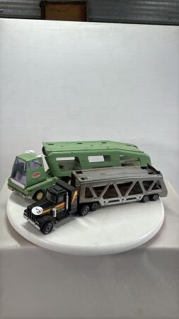 (2) TONKA CAR CARRIERS WITH RAMPS